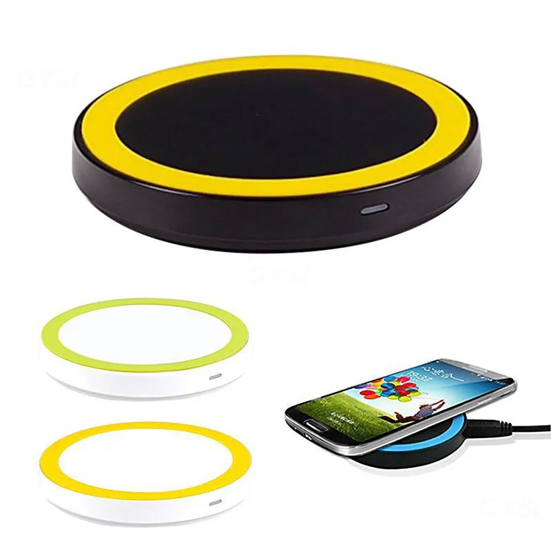 1pcs Wireless Charger Qi 5W Max Smart Chip Control Ultra-thin Brand New Eco-friendly Material For Android/iOS Mobile Phone