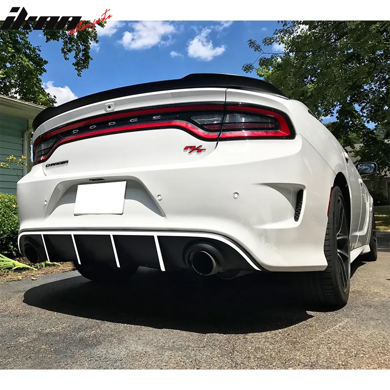 2015-2023 Dodge Charger SRT V3 Rear Diffuser with Reflective Tape PP