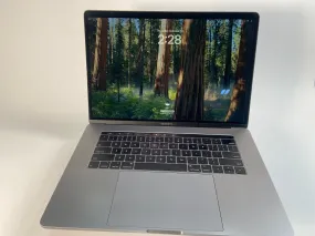 2018 Apple MacBook Pro A1990 (EMC 3215) 15.4" Intel Core i7-8850H 512GB flash 16GB RAM macOS Sequoia