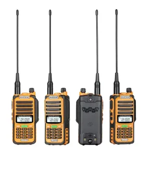 2023 Baofeng UV S22 PRO V2 IP68 Waterproof 10W Power Walkie Talkie Type-C Charger FM Radio UHF VHF Long Range Upgrade UV-9R Plus