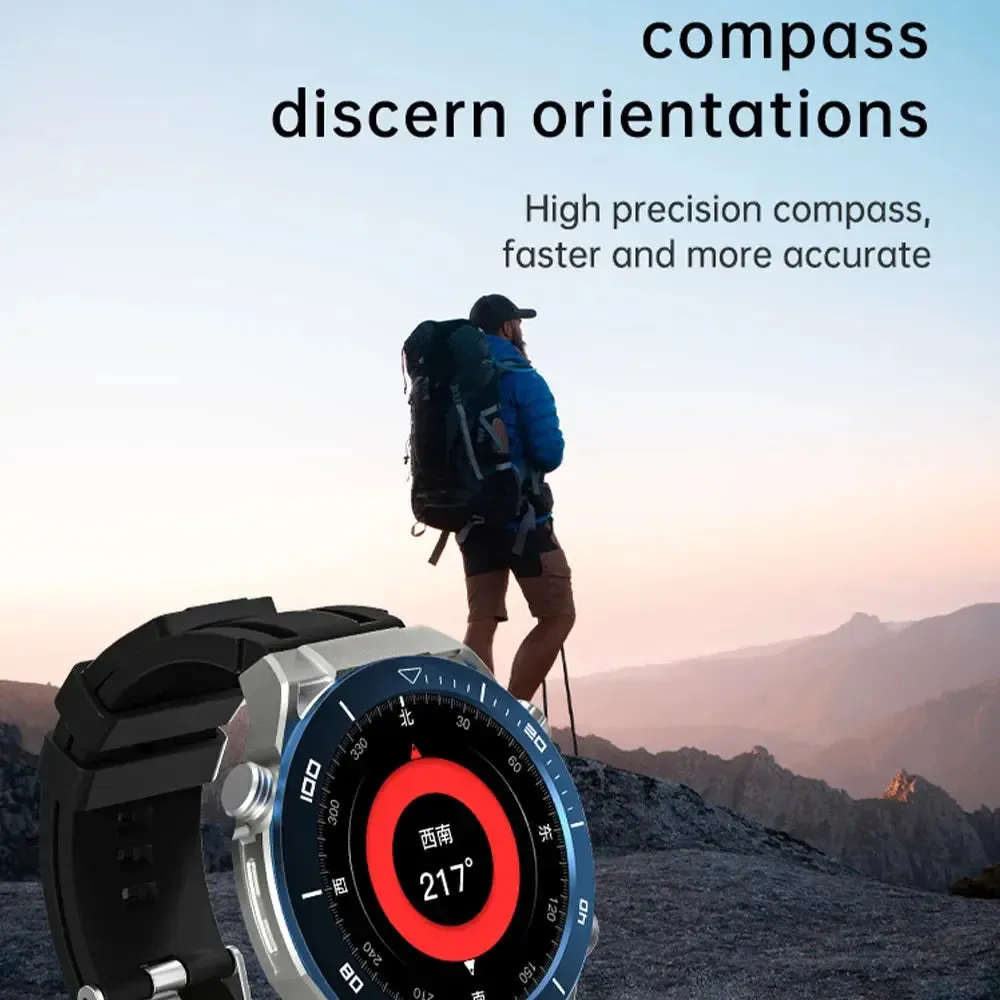 2024 New GPS Smartwatch Bluetooth Call Message Reminder Heart Rate Monitor Sports Smartwatch Men Women Android IOS Watch Gift