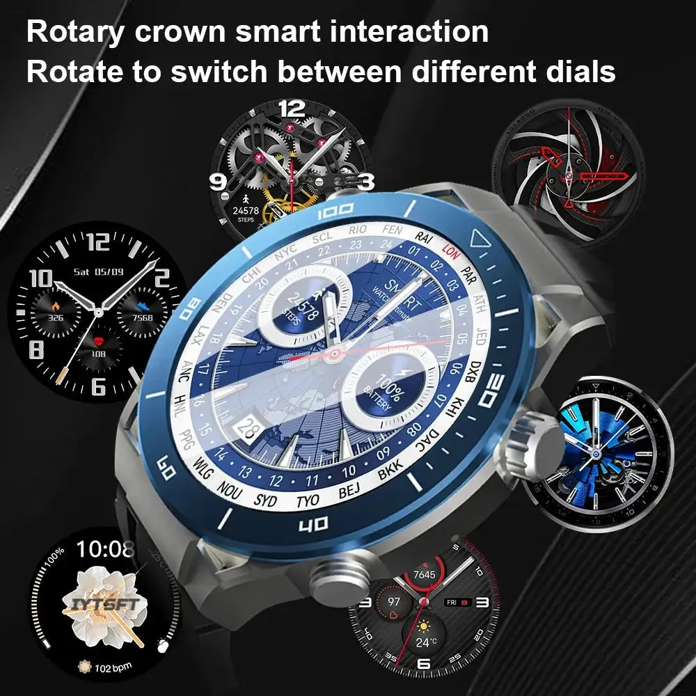 2024 New GPS Smartwatch Bluetooth Call Message Reminder Heart Rate Monitor Sports Smartwatch Men Women Android IOS Watch Gift