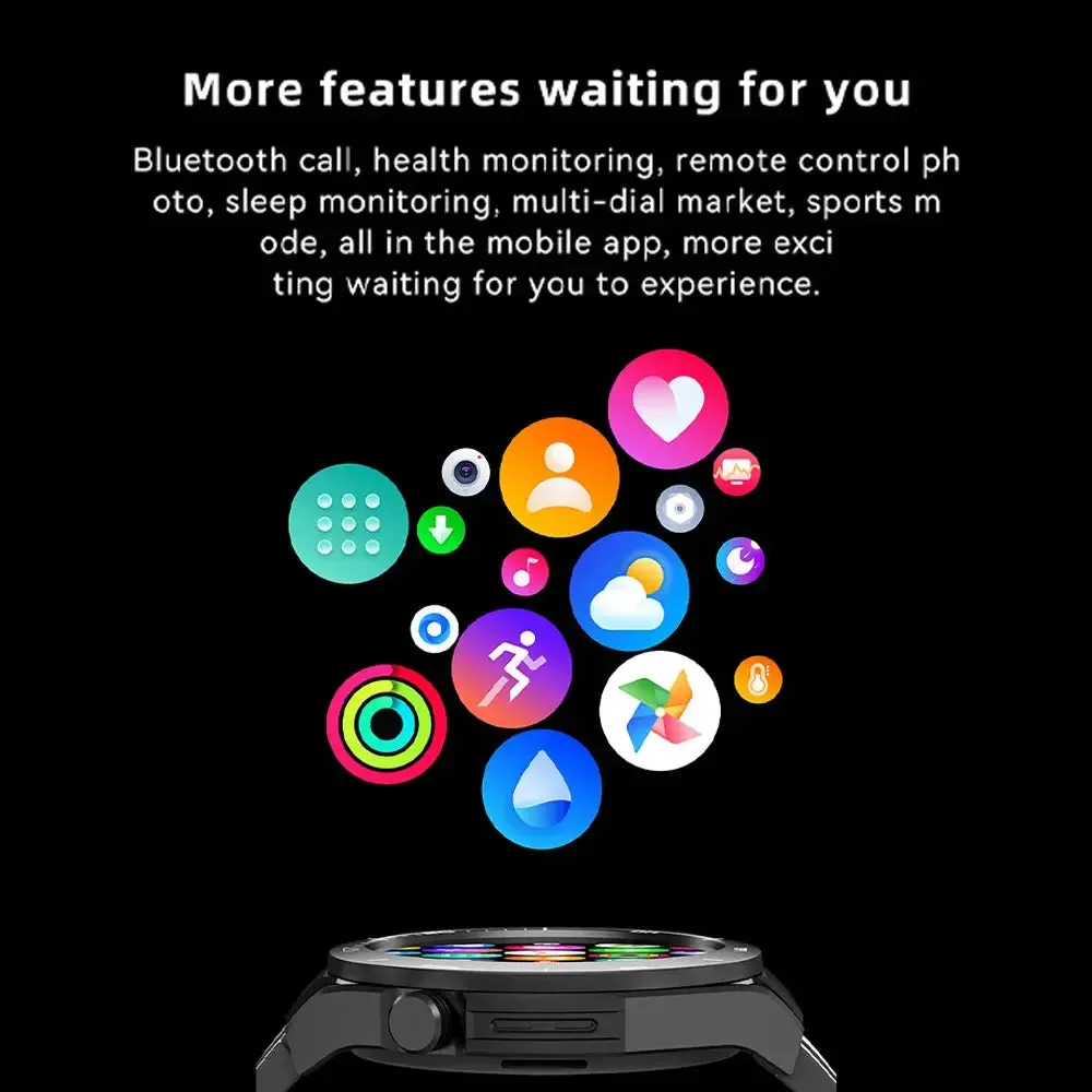 2024 New GPS Smartwatch Bluetooth Call Message Reminder Heart Rate Monitor Sports Smartwatch Men Women Android IOS Watch Gift