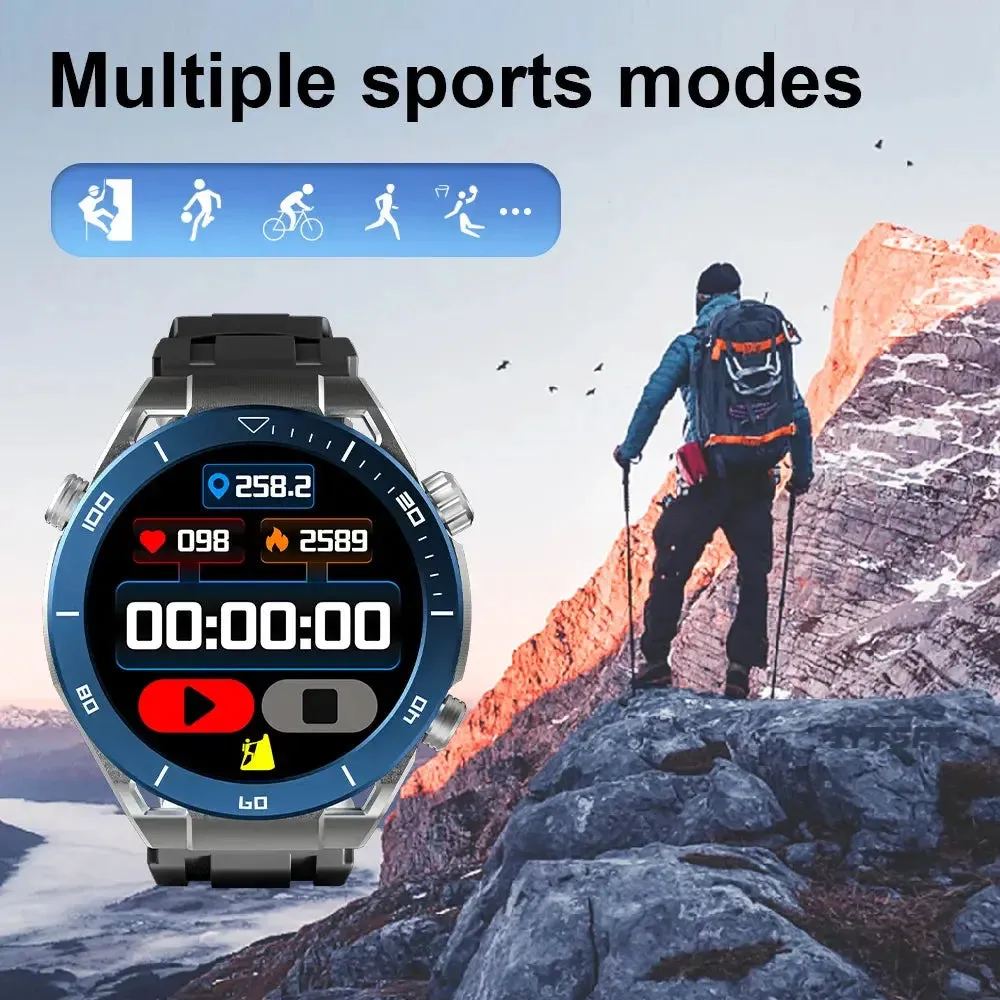 2024 New GPS Smartwatch Bluetooth Call Message Reminder Heart Rate Monitor Sports Smartwatch Men Women Android IOS Watch Gift