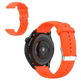 22mm Universal silicone adjustable watch strap - Orange