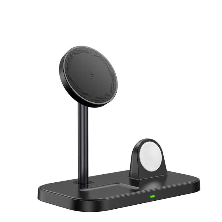 3-in-1 Magnetic Wireless Charging Station with Phone Holder