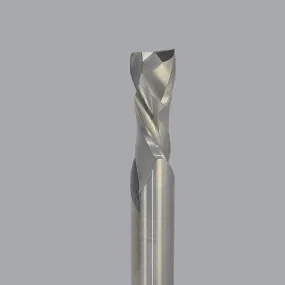 60-169MW, 0.5" Dia, 1.125" LOC, 0.5" Shank Dia, 3" OAL, 2 Flute Max Wear Compression Router Bit