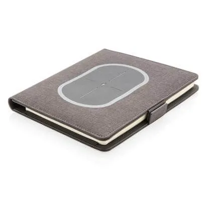 A5 Notebook with Wireless Charger 5W