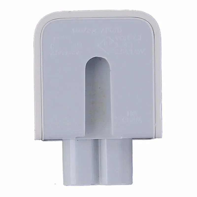 AC Folding Plug Power Adapter Plug for Apple Brand Adapters - White