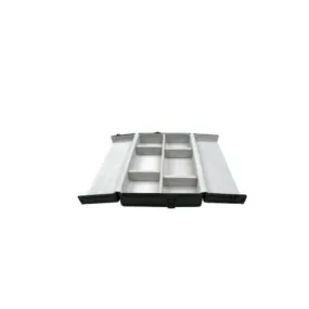 Aluminum Parcel Paper Case Black - Double Row