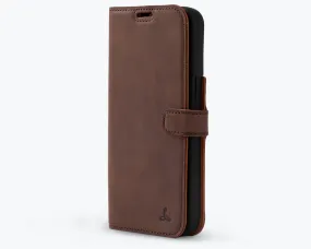 Apple iPhone 15 Pro Max - Vintage Leather Wallet