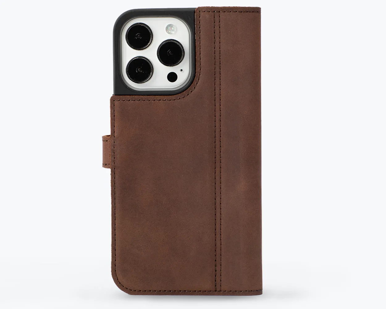 Apple iPhone 15 Pro Max - Vintage Leather Wallet