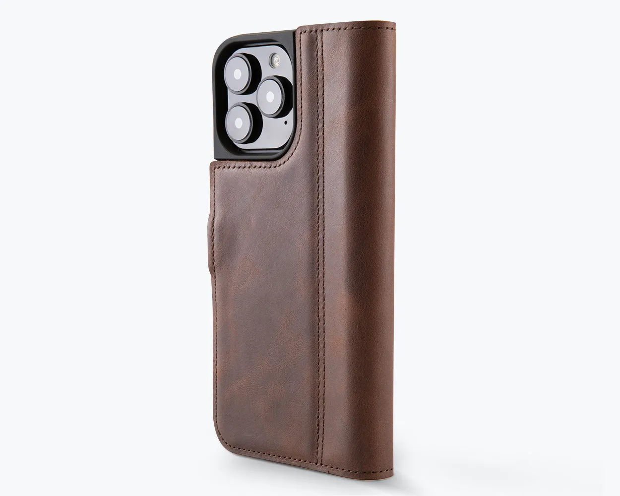 Apple iPhone 16 Pro Max - Vintage Leather Wallet