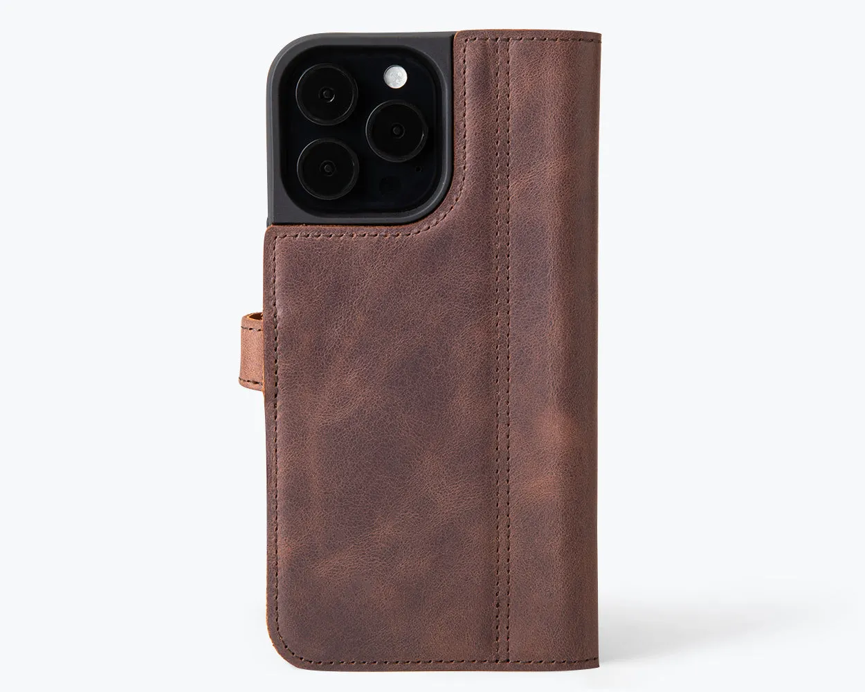 Apple iPhone 16 Pro Max - Vintage Leather Wallet