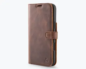 Apple iPhone 16 Pro Max - Vintage Leather Wallet