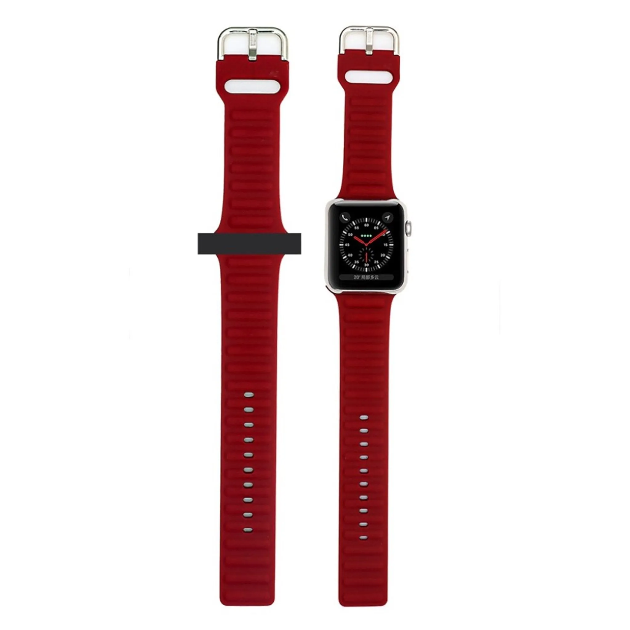 Apple Watch Series 6 / 5 40mm cool style silicone watch band - Red