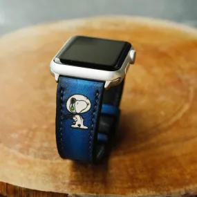 Apple Watch Snoopy Blue Strap