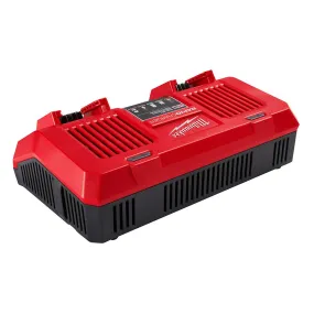 Battery Charger - Milwaukee M18 18 Volt Lithium-Ion Cordless Dual Bay Simultaneous Rapid Charger, 48-59-1802