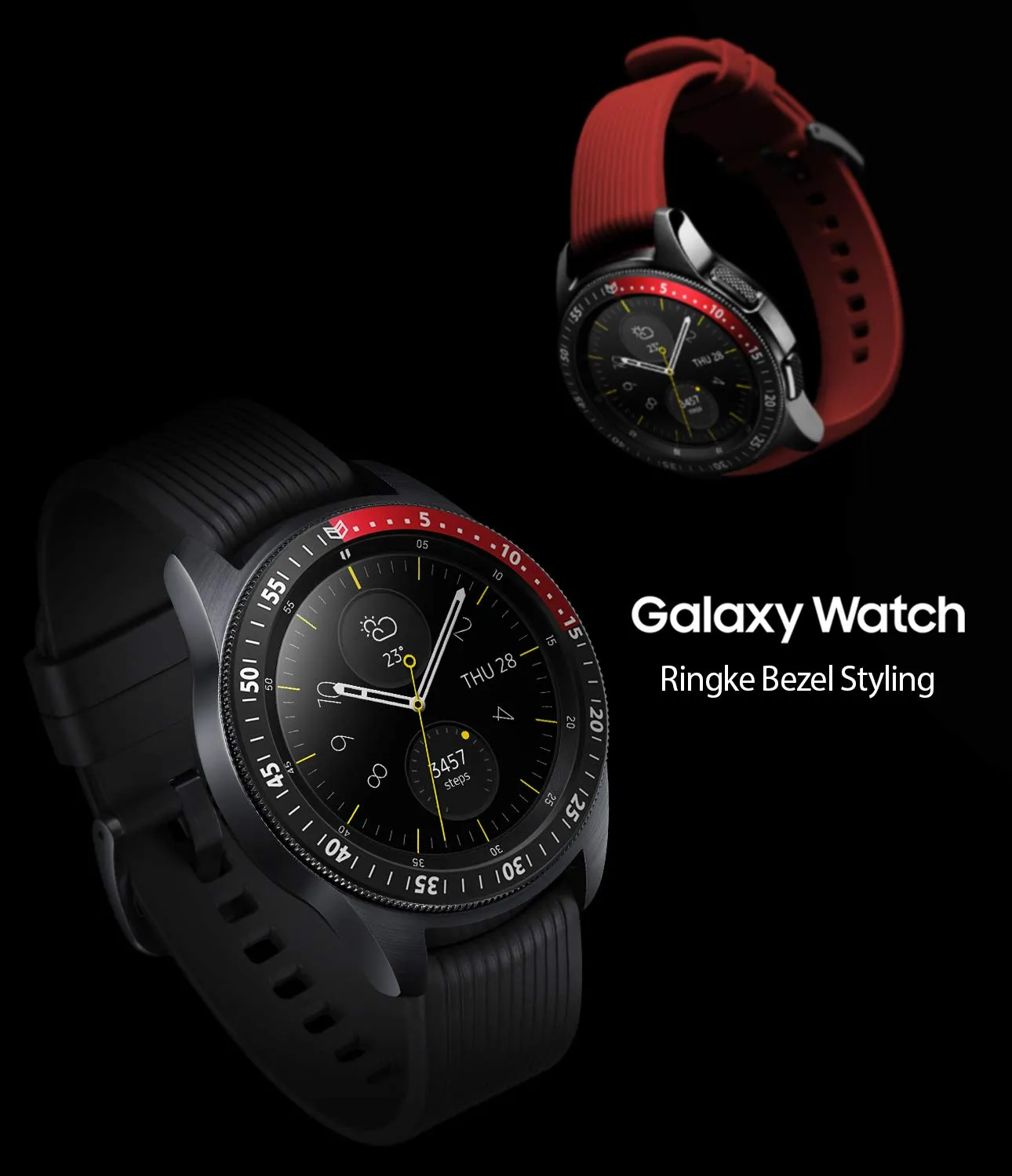 Bezel Styling for Galaxy Watch [42mm]  -  GW-42-10  [Stainless Steel]