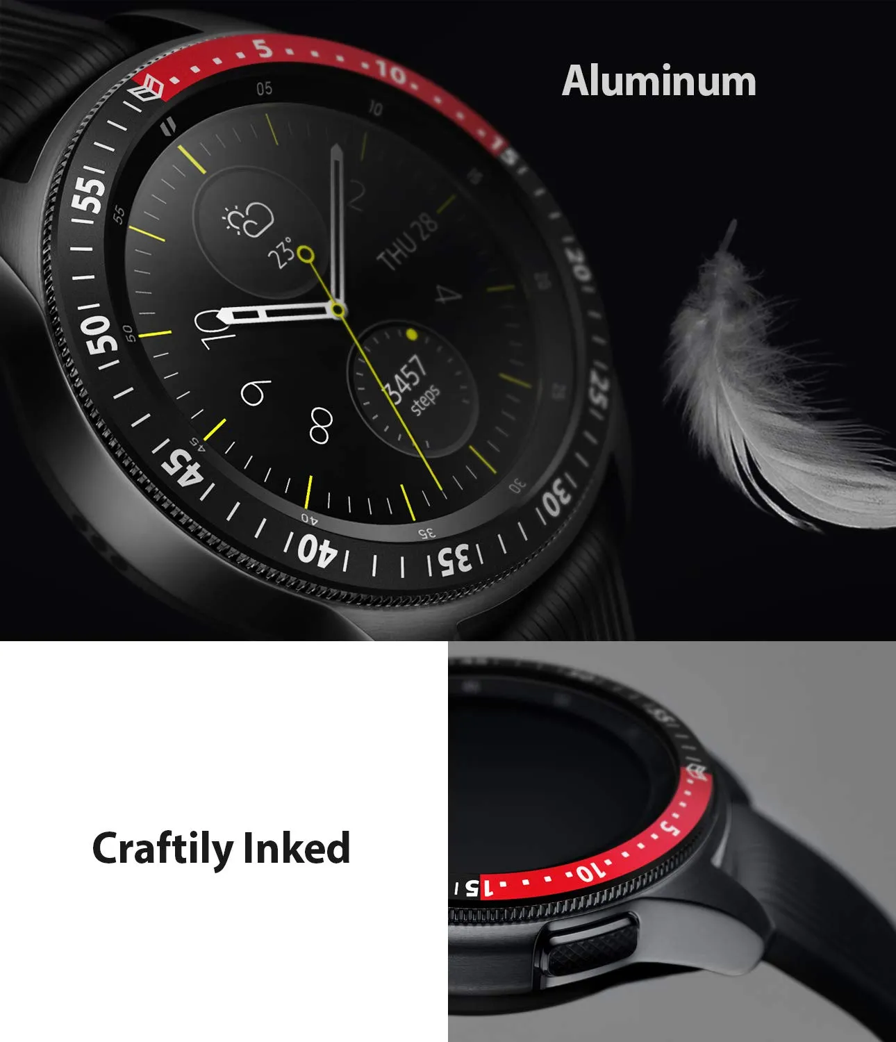 Bezel Styling for Galaxy Watch [42mm]  -  GW-42-10  [Stainless Steel]