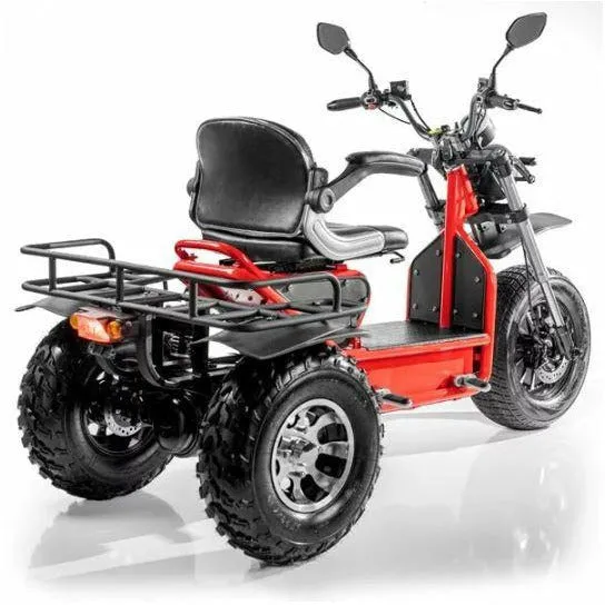 Boomerbeast 2D / 2D Deluxe Heavy Duty AWD 3 Wheel Scooter