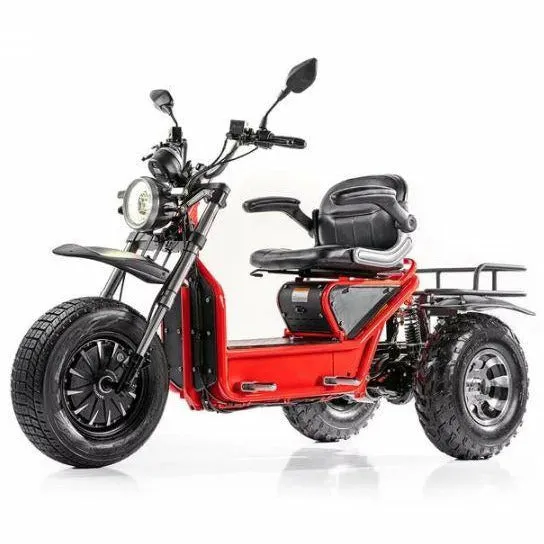 Boomerbeast 2D / 2D Deluxe Heavy Duty AWD 3 Wheel Scooter