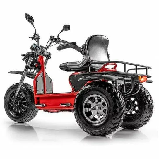 Boomerbeast 2D / 2D Deluxe Heavy Duty AWD 3 Wheel Scooter