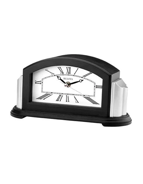 Bulova Astor Mantel Clock - Bluetooth-Enabled Speakers for Streaming Music