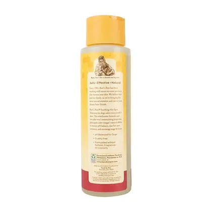 BURT’S BEES SOOTHING HOT SPOT SHAMPOO WITH APPLE CIDER VINEGAR & ALOE VERA