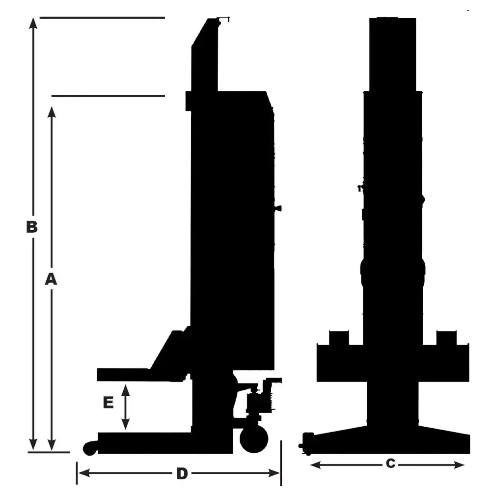 Challenger ALI Mobile HD Column Lifts - CLHM-190