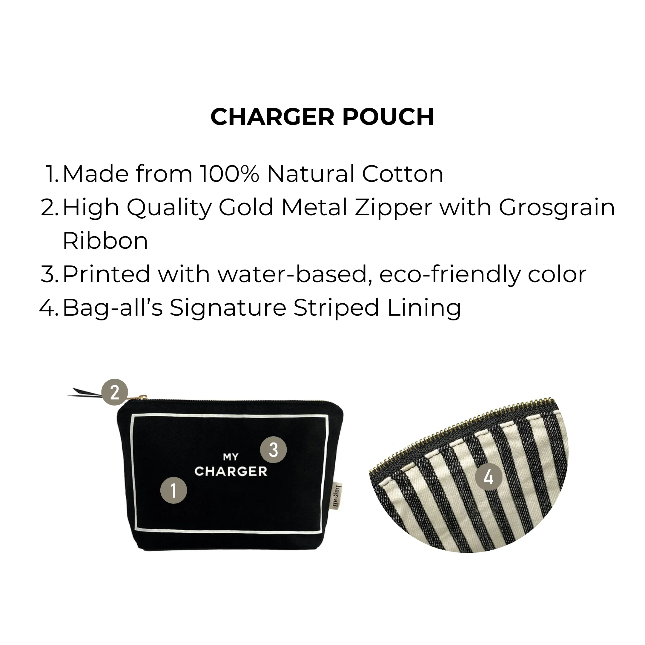 Charger Pouch, Black