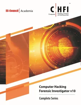 Computer Hacking Forensics Investigator (CHFI) Version 10 eBook w/ iLabs  (Volumes 1 through 4)   ECC Exam Voucher (Onsite)