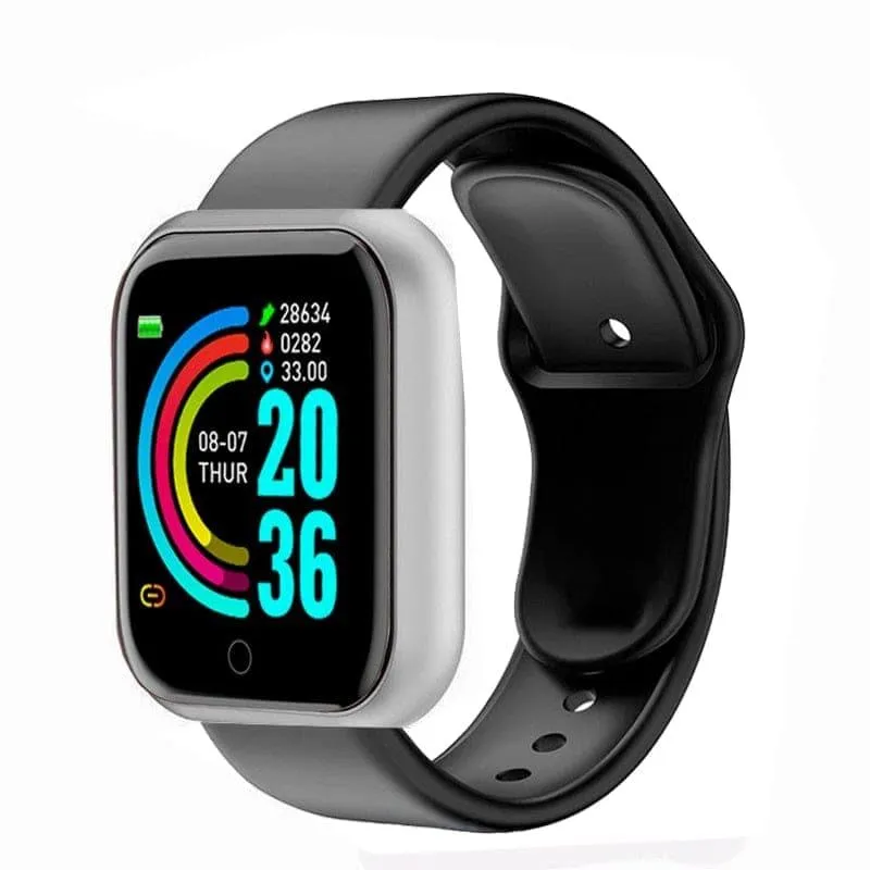 D20 Smart Watch Men Sport Fitness Tracker Blood Pressure  Heart Rate  Monitor Y68 Women Bracelet For Android IOS Xiaomi Kids