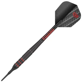 Dart World Charger Black Coated Soft Tip Darts - 20gm