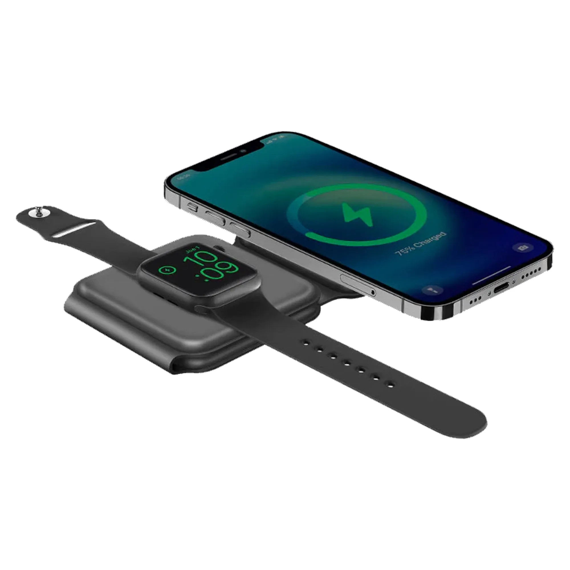 Energea Bazic GoMag TRIO 3 IN 1 Foldable Magnetic Wireless Charger 15W for iPhone - Apple Watch - Airpods ( Barcode: 6957879424649)