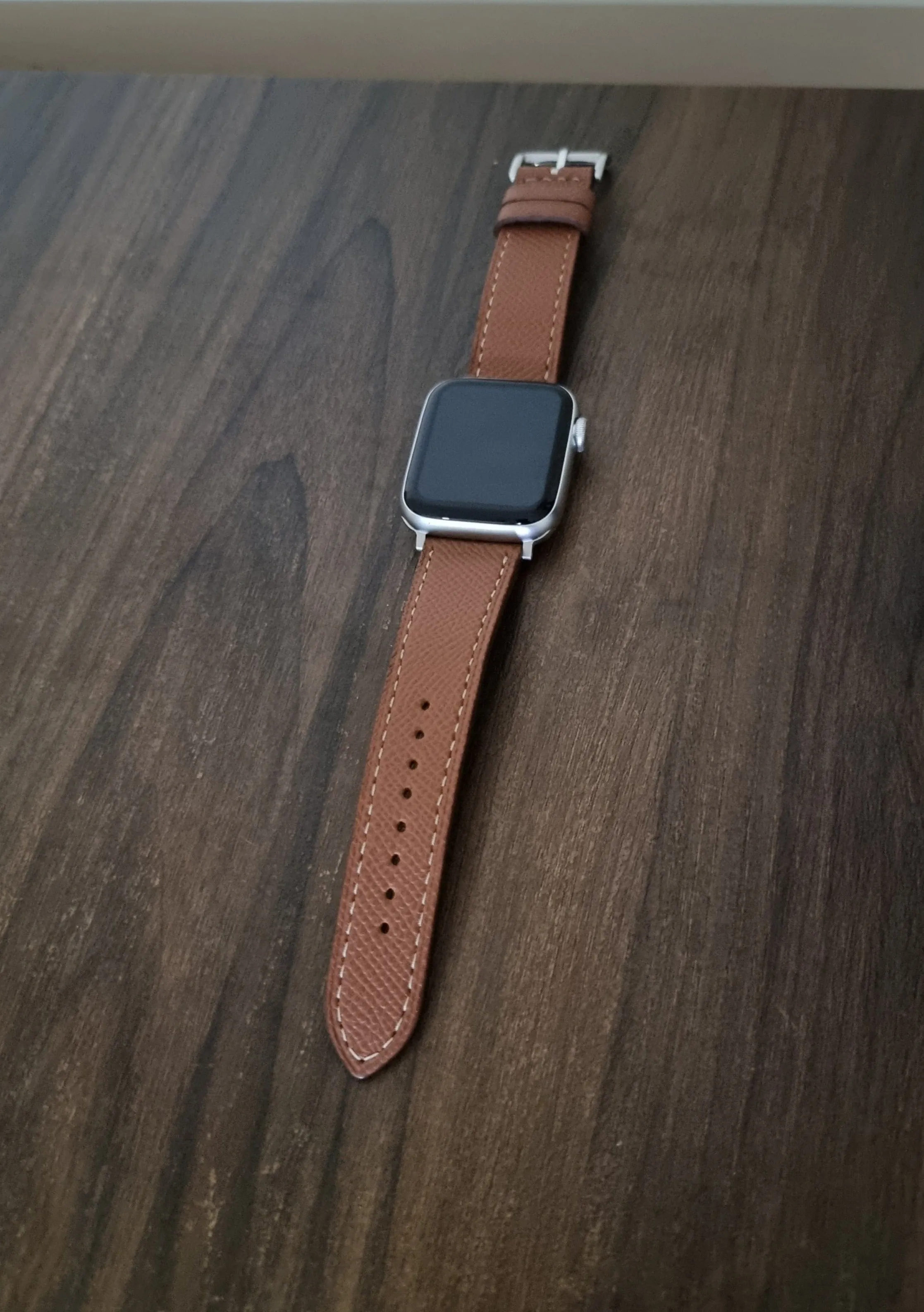 Epsom leather apple watch bands