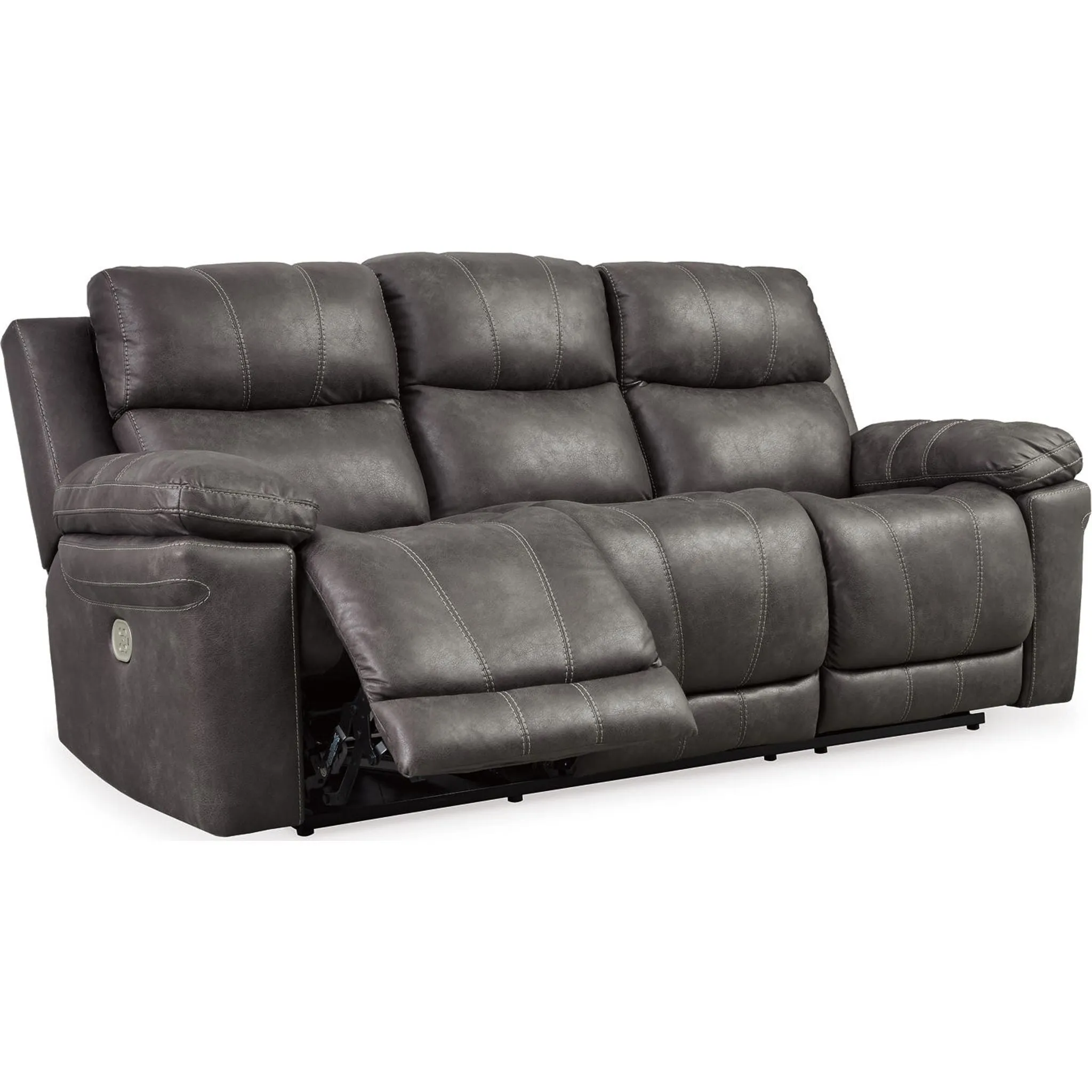 Erlangen Power Reclining Sofa With Power Headrest - Midnight