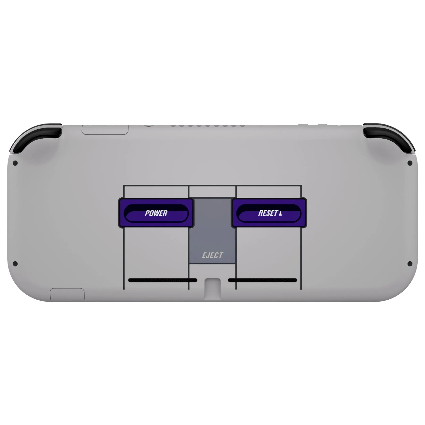 eXtremeRate Classic SNES Style DIY Replacement Shell for NS Switch Lite, NSL Handheld Controller Housing with Screen Protector, Custom Case Cover for NS Switch Lite - DLT138