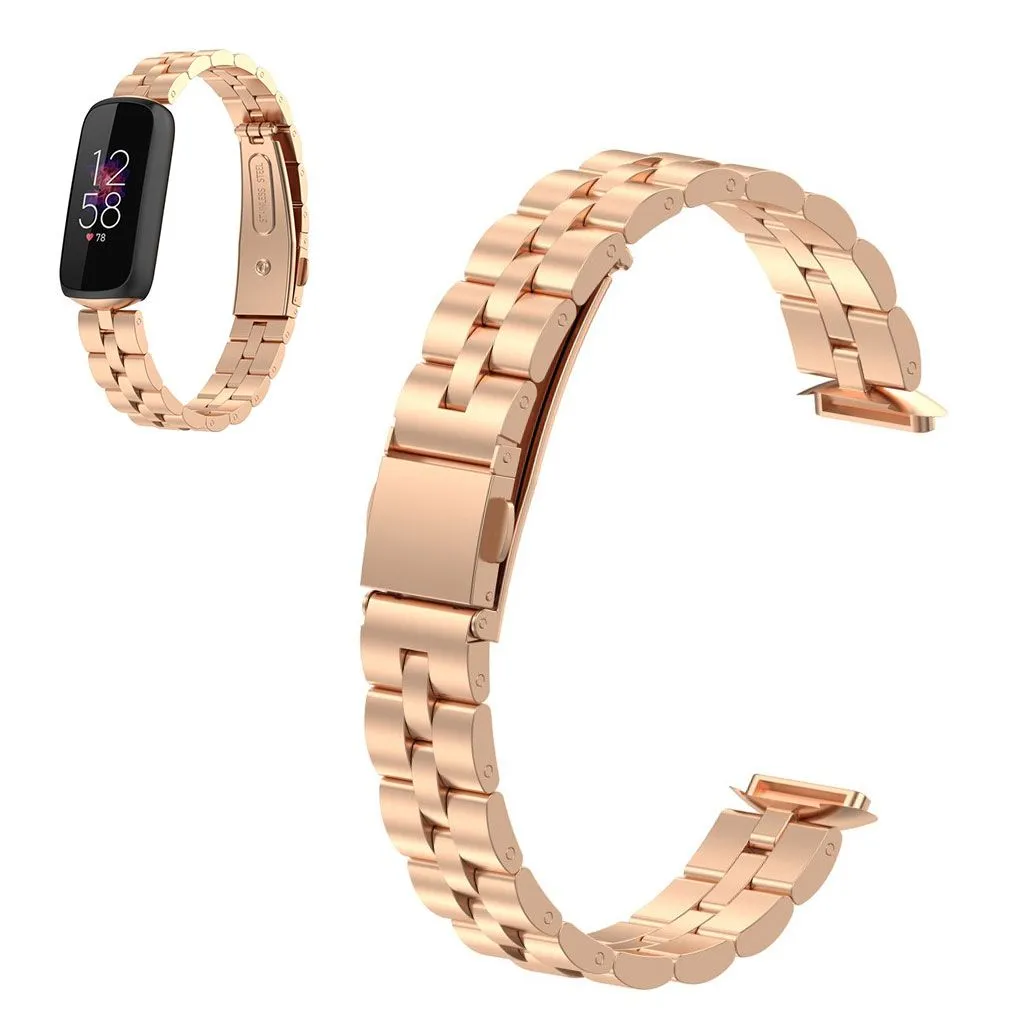 Fitbit Luxe stainless steel watch strap - Rose Gold