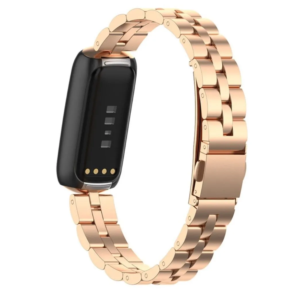 Fitbit Luxe stainless steel watch strap - Rose Gold