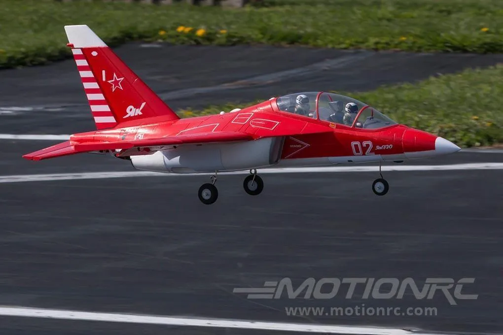 Freewing Yak-130 Red High Performance 70mm EDF Jet - PNP