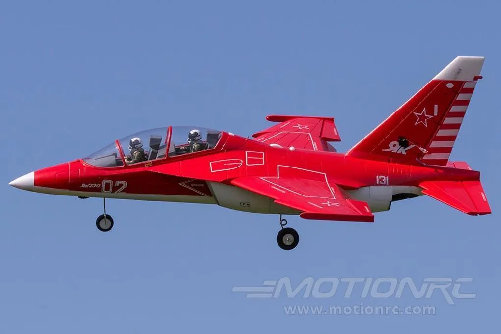 Freewing Yak-130 Red High Performance 70mm EDF Jet - PNP