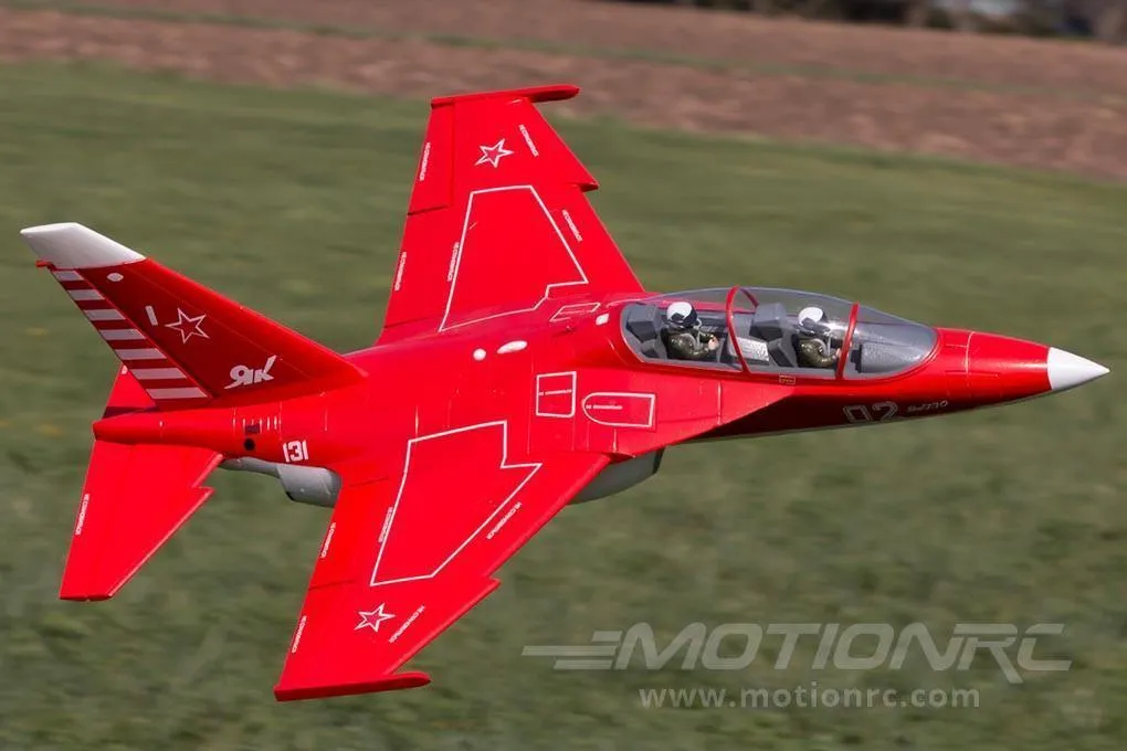 Freewing Yak-130 Red High Performance 70mm EDF Jet - PNP