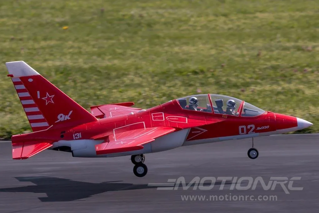 Freewing Yak-130 Red High Performance 70mm EDF Jet - PNP