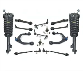 Front Struts Upp & Low Arms 16 Pcs 05-10 Chrysler 300 2.7L 3.5L Rear Wheel Drive