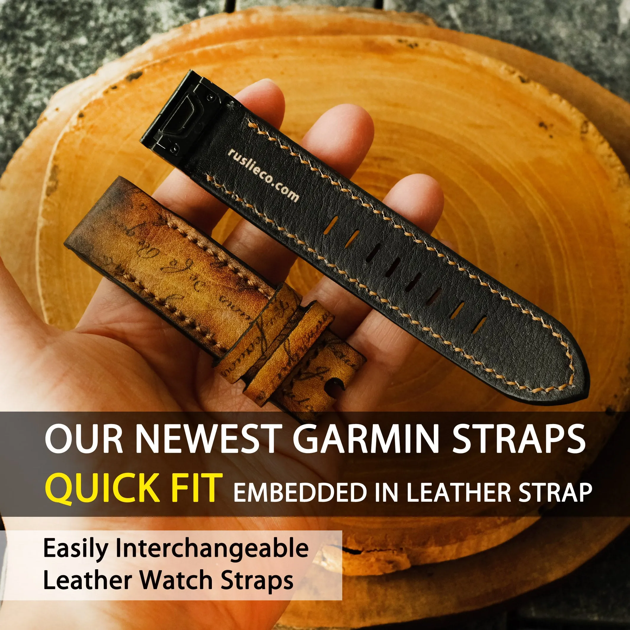 Garmin Scritto Leather Replacement Strap