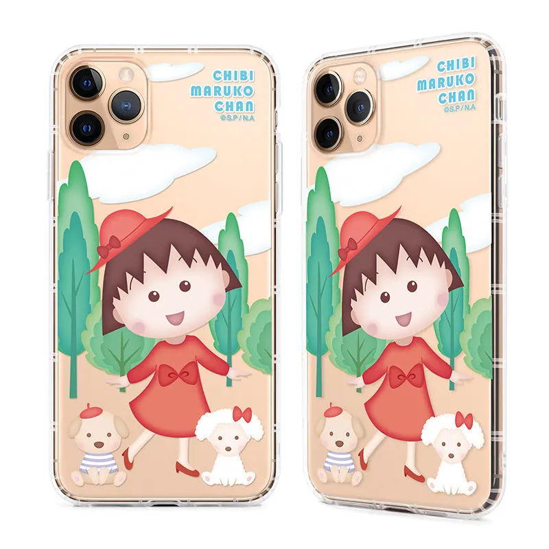 GARMMA Chibi Maruko-chan Shockproof Air Barrier TPU Soft Back Case Cover