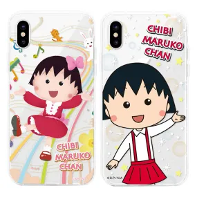 GARMMA Chibi Maruko-chan Shockproof Air Barrier Transparent TPU Soft Back Cover Case