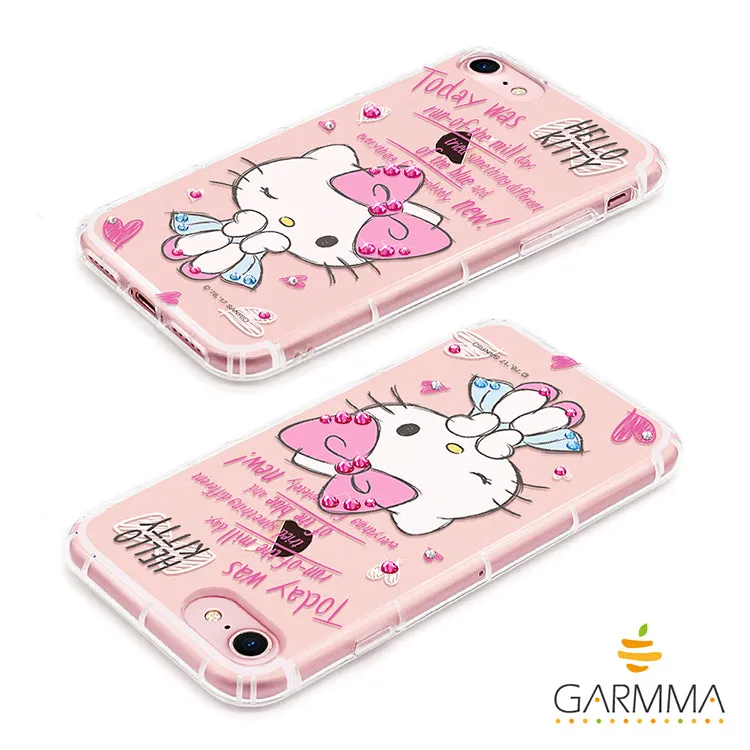 GARMMA Hello Kitty & My Melody & Little Twin Stars Swarovski Crystal Air Cushion Soft Back Case Cover