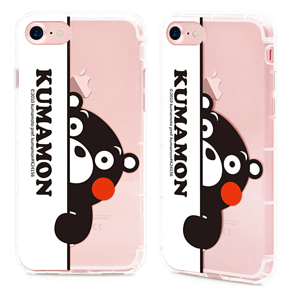 GARMMA Kumamon Air Cushion Transparent TPU Soft Back Cover Case for Apple iPhone